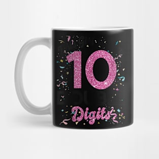 This Girl Is Now 10 Double Digits 10 Year Old Birthday Mug